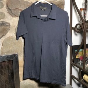 Banana republic men’s S dark gray 0 button polo.